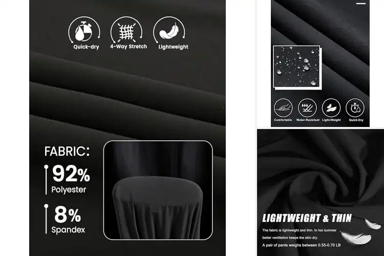Detailed view of Best Sweat Wicking Pants