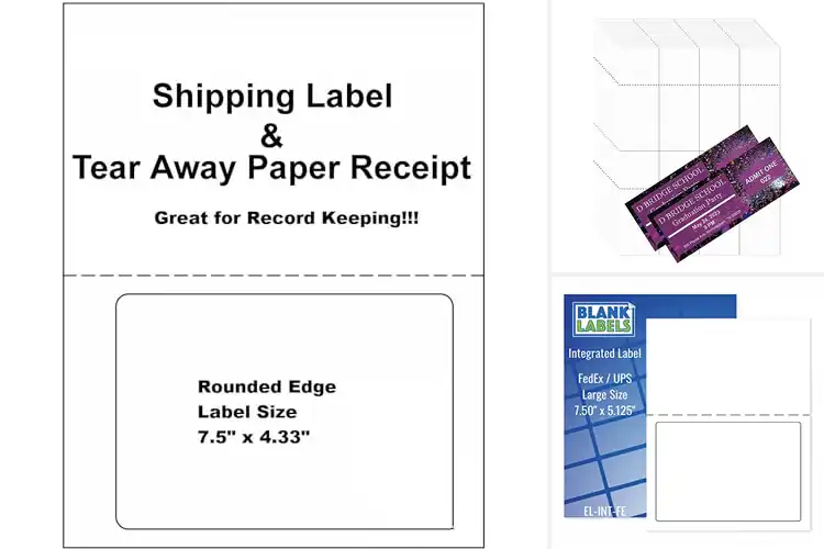 Detailed view of Best Tear Away Label