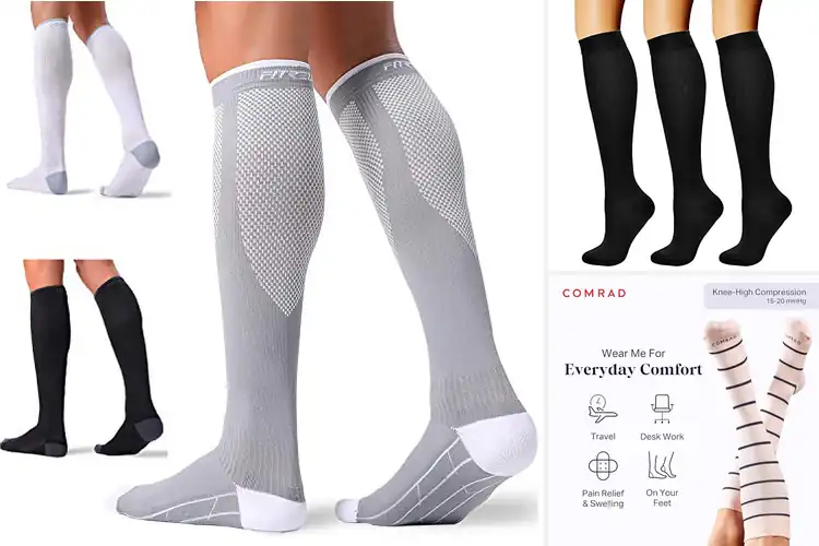 Detailed view of Best Travel Socks: Comfort & Circulation for Your Adventures