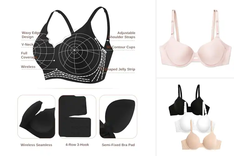 Detailed view of Best Tshirt Bras