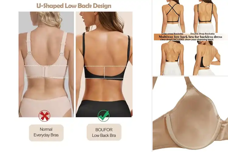 Detailed view of Best U Shaped Back Bras