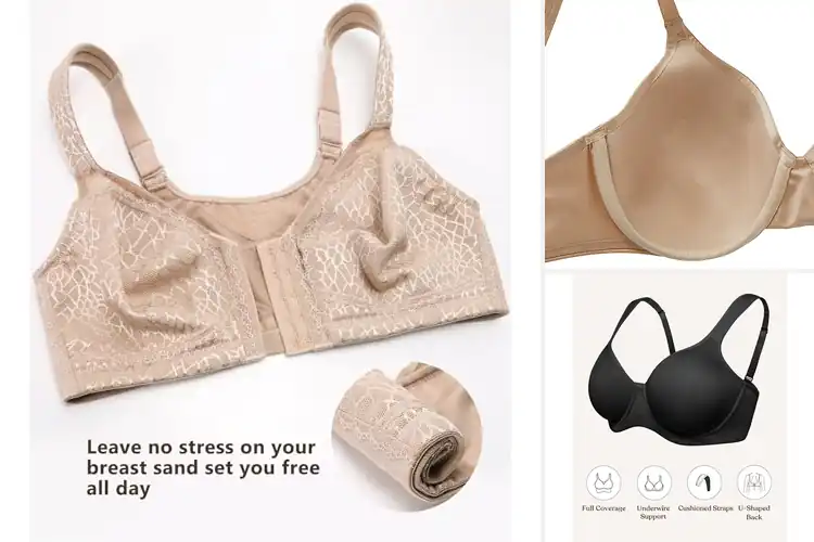 Detailed view of Best U Shaped Back Support Bras