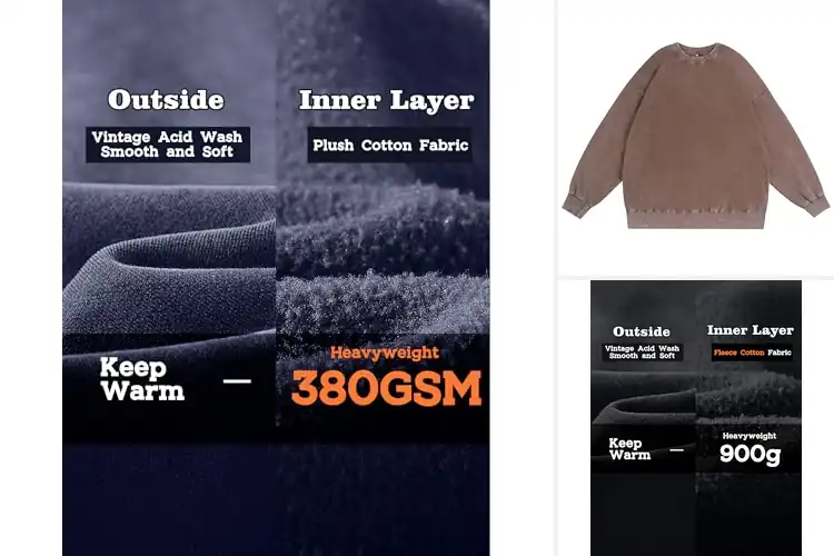 Detailed view of Best Unisex Oversized Sweatshirts for Cozy Everyday Comfort