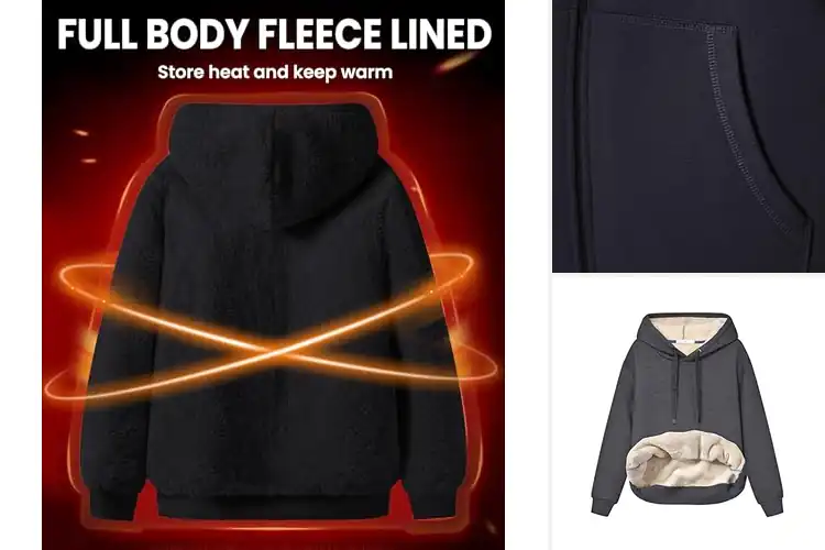 Detailed view of Best Warm Hooded Sweatshirts