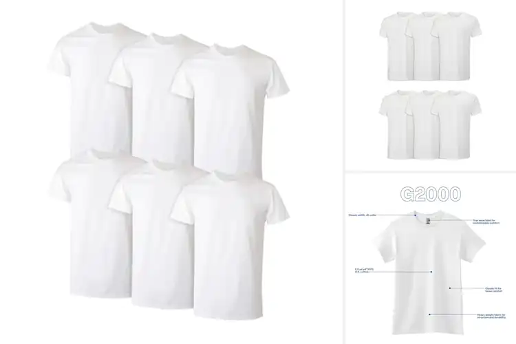 Detailed view of Best White T-Shirts For Men