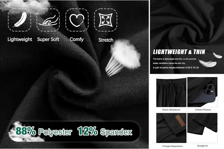 Detailed view of Best Workout Pants With Pockets for Max Mobility & Storage