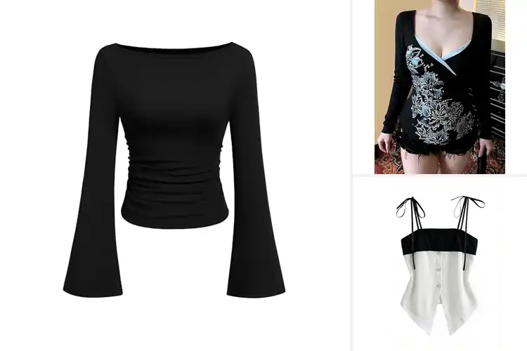 Detailed view of Best Y2K Tops: 10 Must-Have Styles to Elevate Your Wardrobe
